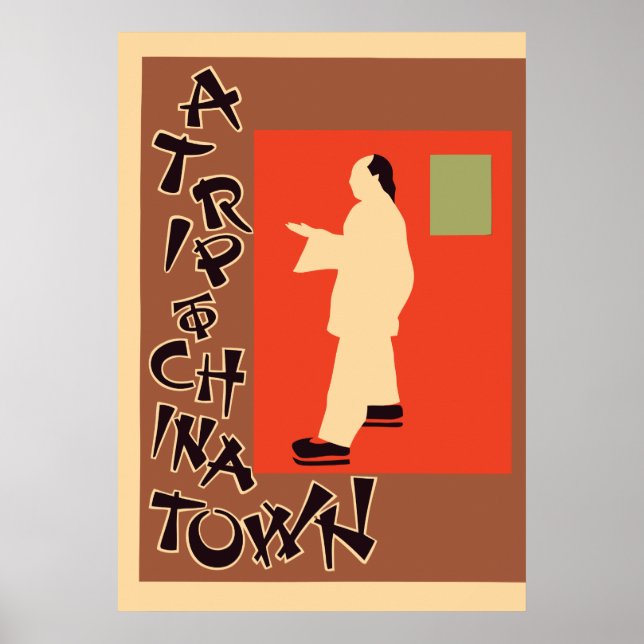 Pyrde & Nicholson A Resa till Chinatown Poster (Framsidan)