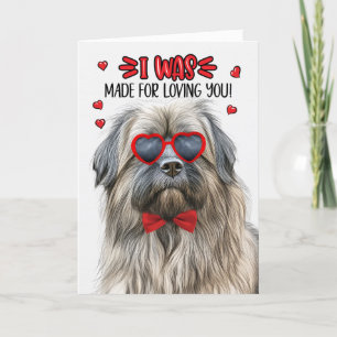 Pyrenean Shepherd Made for Loving You Valentine Helgkort