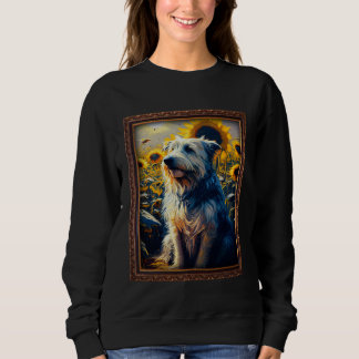 Pyrenean Shepherd Painting Sunflower Flower Mom Wo T Shirt