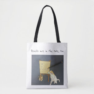 Pyrenéerna, allt-över-Print Tote, Shoulder Tote Tygkasse