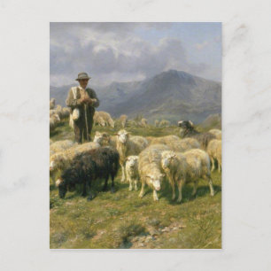 Pyrenéernas herde av Rosa Bonheur Vykort