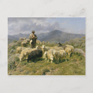 Pyrenéernas herde av Rosa Bonheur Vykort