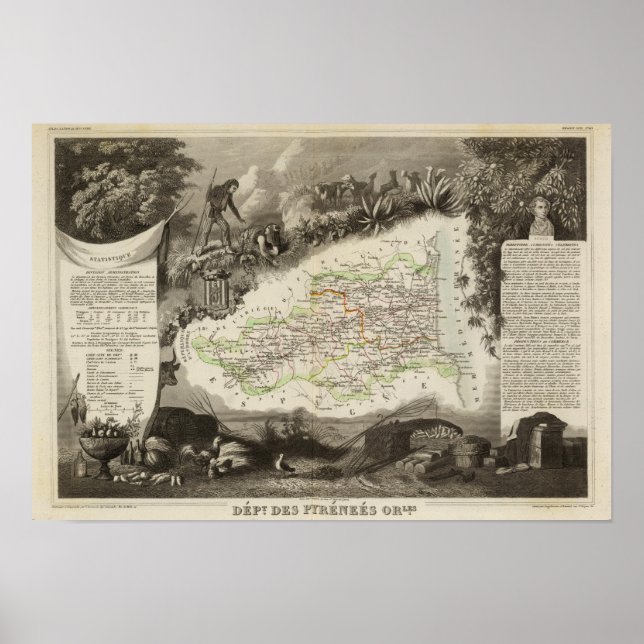 Pyrenées Orles Poster (Framsidan)