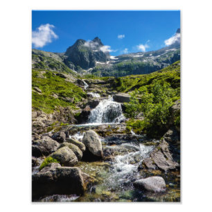 Pyrénées strömmer fototryck