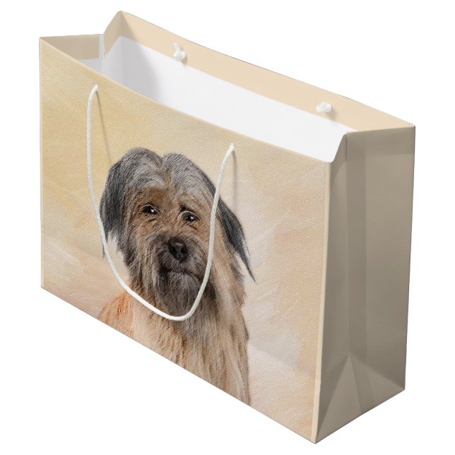 Pyrenémålarfärg - Cute Original Hund Art (Framsidan Vinklad)