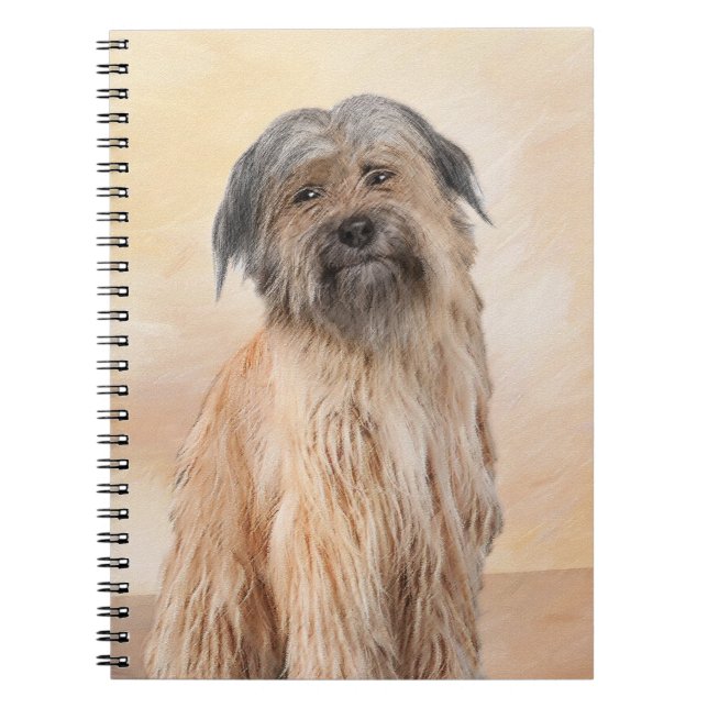 Pyrenémålarfärg - Cute Original Hund Art Anteckningsbok (Framsidan)
