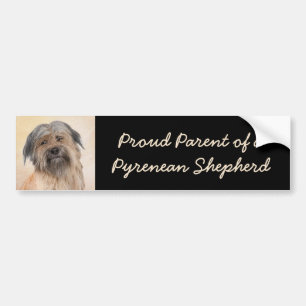 Pyrenémålarfärg - Cute Original Hund Art Bildekal