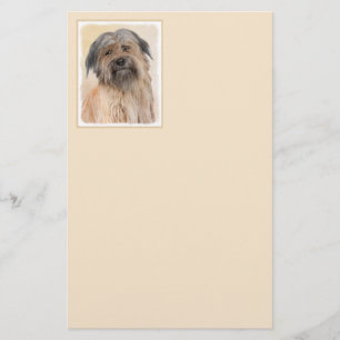 Pyrenémålarfärg - Cute Original Hund Art Brevpapper