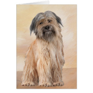 Pyrenémålarfärg - Cute Original Hund Art Hälsningskort