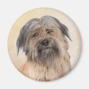 Pyrenémålarfärg - Cute Original Hund Art Magnet