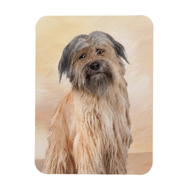 Pyrenémålarfärg - Cute Original Hund Art Magnet (Vertikal)