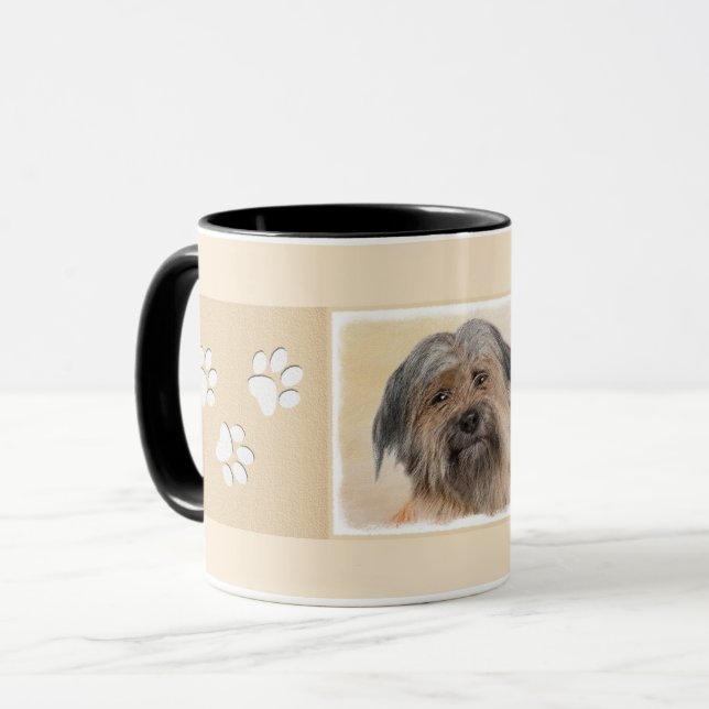 Pyrenémålarfärg - Cute Original Hund Art Mugg (Framsida vänster)