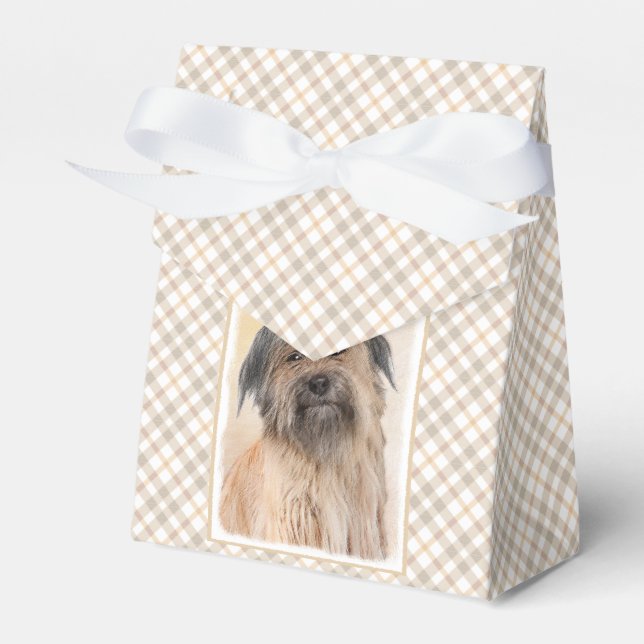Pyrenémålarfärg - Cute Original Hund Art Presentaskar (Framsidan Sidan)