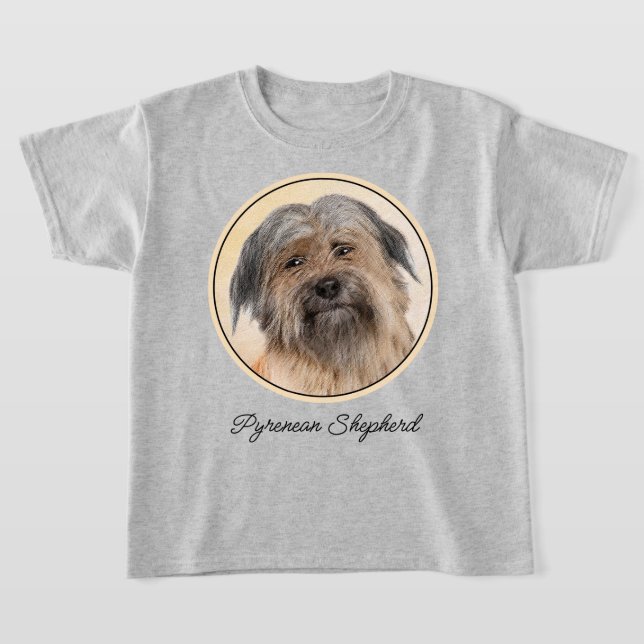 Pyrenémålarfärg - Cute Original Hund Art T Shirt (Laydown)