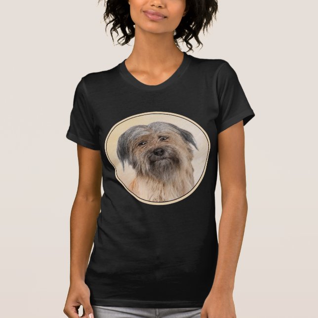 Pyrenémålarfärg - Cute Original Hund Art T Shirt (Framsida)