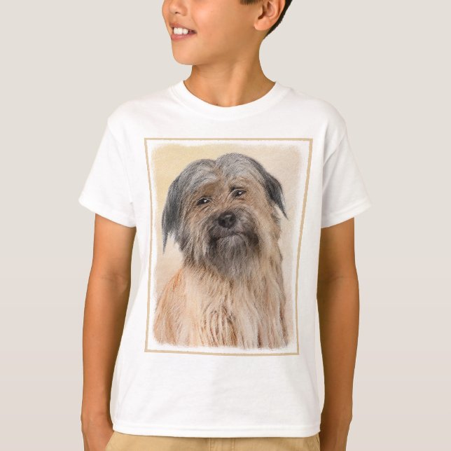 Pyrenémålarfärg - Cute Original Hund Art T Shirt (Framsida)