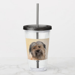 Pyrenémålarfärg - Cute Original Hund Art Take Away Mugg