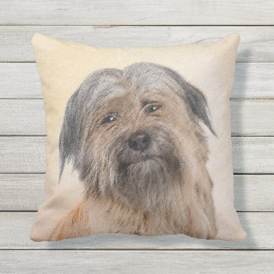 Pyrenémålning av skaldjur - Utkastad originalkonst Kudde