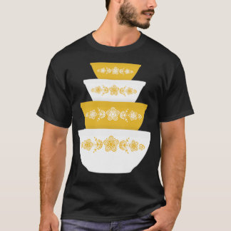 Pyrex Golden Butterfly Bowls T Shirt