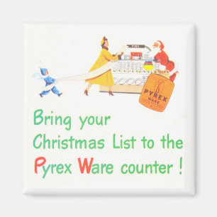 Pyrex jul magnet