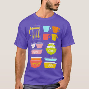 Pyrex Pretties Vintage Glass Kitchenware T Shirt