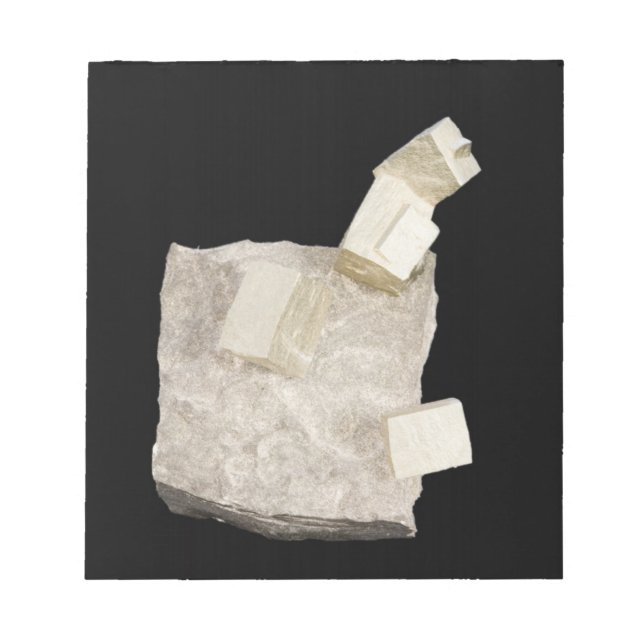 Pyrite Crystals in Shale Anteckningsblock (Framsida)