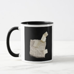 Pyritkristaller i skiffer mugg
