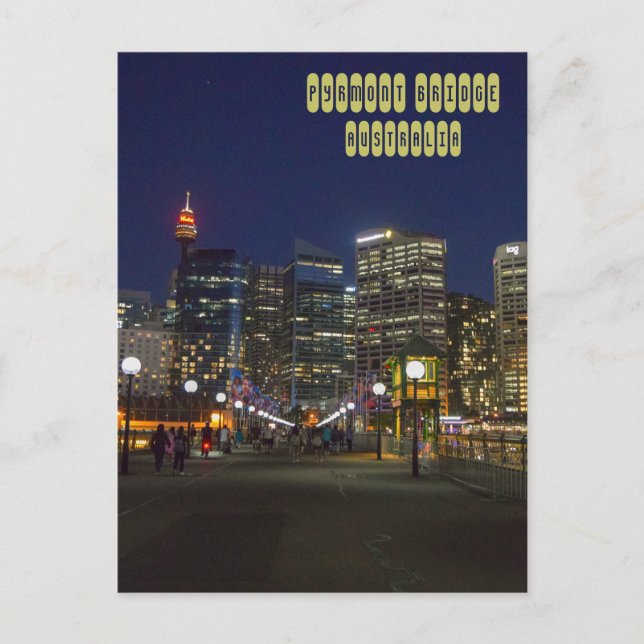 Pyrmont Bridge Vykort (Framsida)