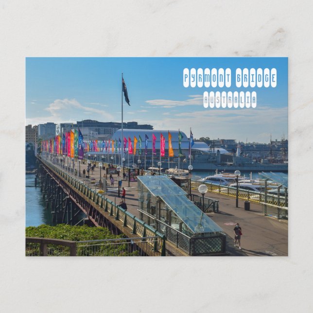 Pyrmont Bridge Vykort (Framsida)