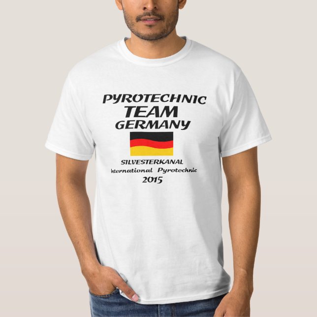 Pyrotechnic Team - Silvesterkanal Exclusiv Edition Tee Shirt (Framsida)