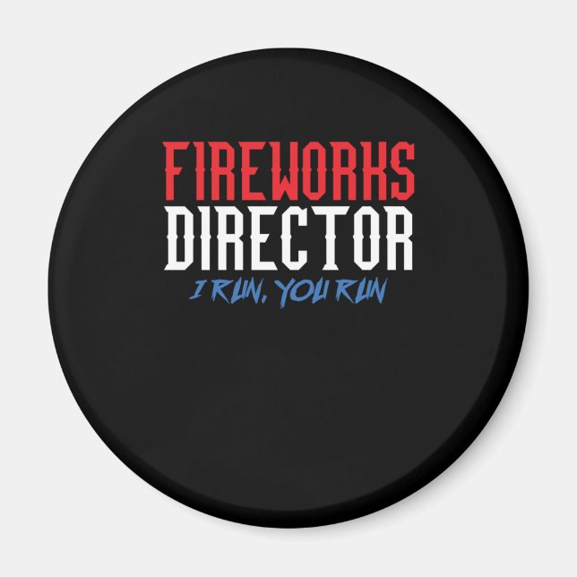 Pyrotechniker Pyro Bller Gift Magnet (Framsidan)