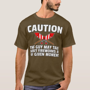 Pyroteknisk pyroteknik för fyrverkerier (7) t shirt
