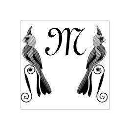 Pyrrhuloxia Söt Kardinal Family Bird Stämpel