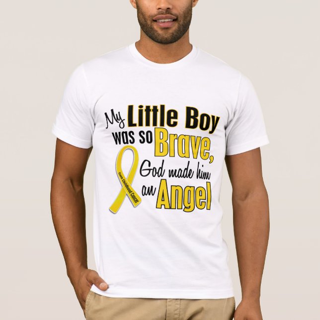Pys för barndomcancerÄNGEL 1 Tee (Framsida)