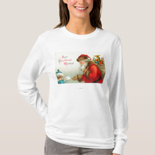 Pys som ger Santa ett brev Tee Shirt