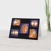 Pysanka Greeting Card - Tom insida