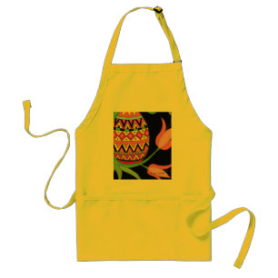 Pysanka och tulpan förkläde