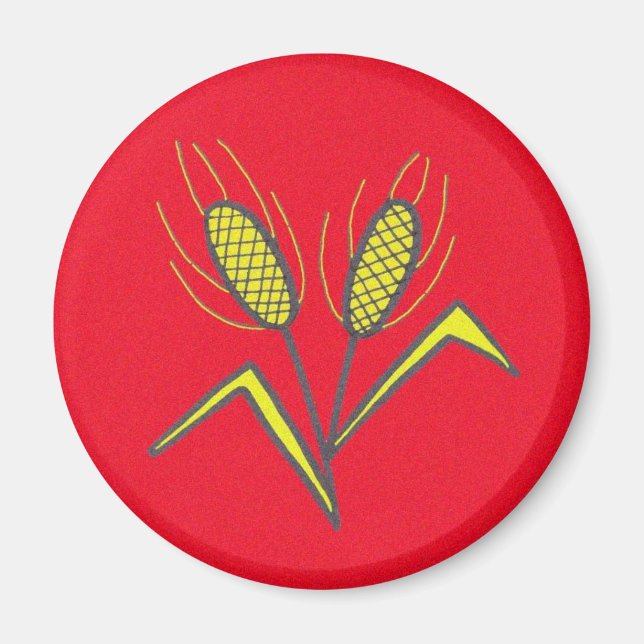 Pysanka Symbol: Vete Magnet (Framsidan)