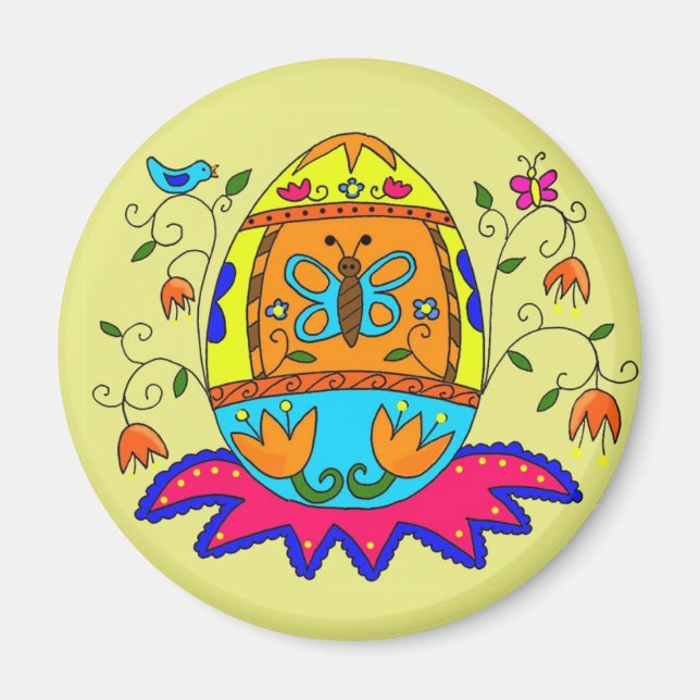 Pysanka Vår Magnet (Framsidan)