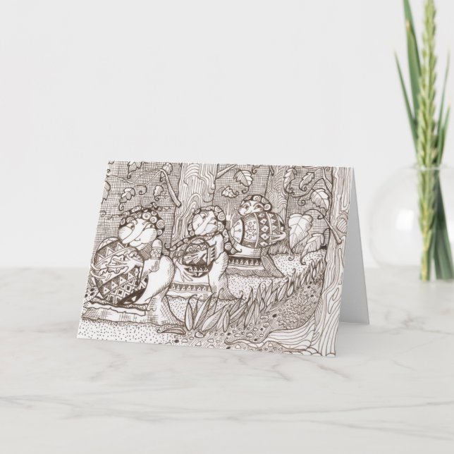 Pysanky Thieves Kort (Framsida)