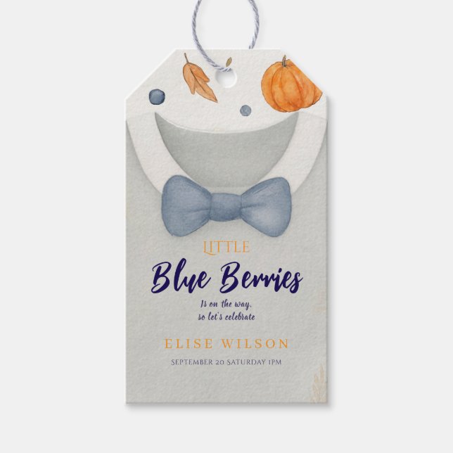 Pysbabydusch autum fall-krockdykosti invita presentetikett (Framsidan)