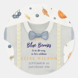 Pysbabydusch autum fall-krockdykosti invita runt klistermärke