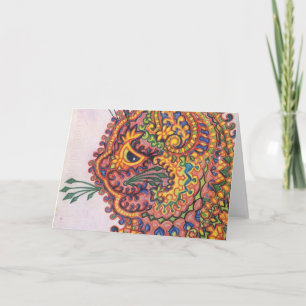 Pyschedelic Cat by Louis Wain Kort