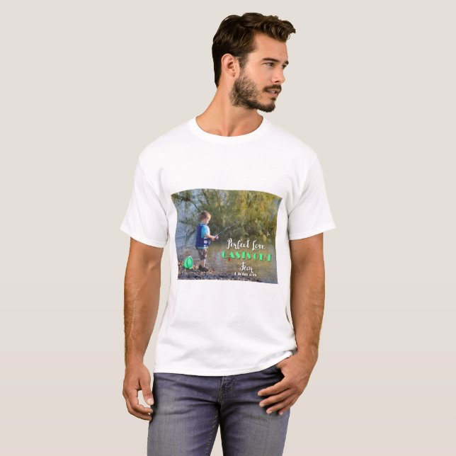 Pysfiskerollbesättning ut fruktar skjortan tee shirt (Hel framsida)