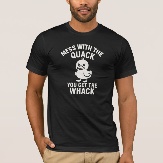Pysslar Med Ankan Ank Pun T-Shirt (Framsida)