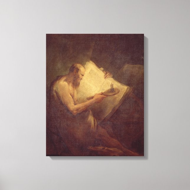 Pythagoras (6e-århundradet BC) (olja på canvas) Canvastryck (Framsida)