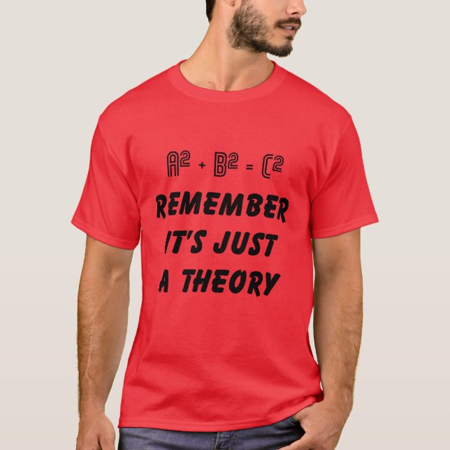 Pythagoras det är bara en teori tröja (Framsida)