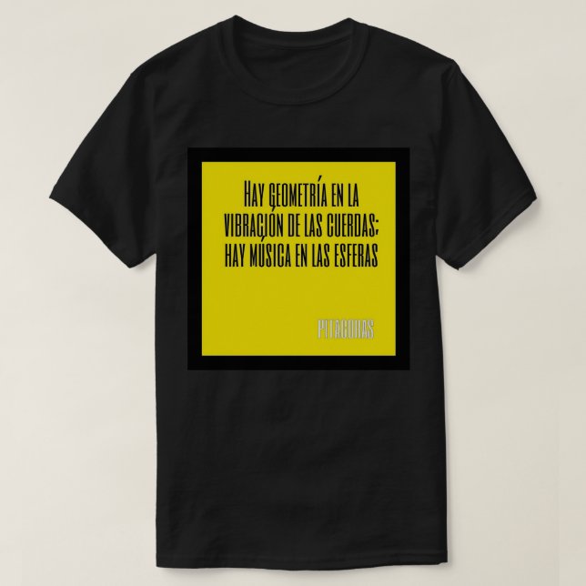 Pythagoras Greeting Card T Shirt (Design framsida)