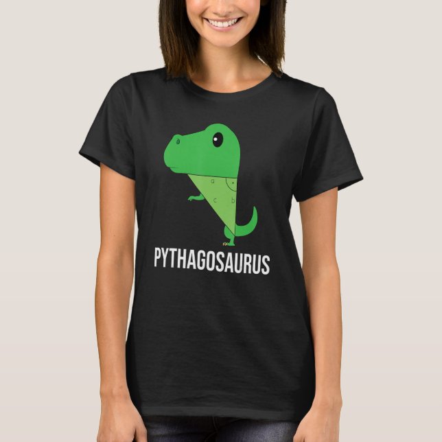 Pythagoras Math Theorem Rex T Shirt (Framsida)