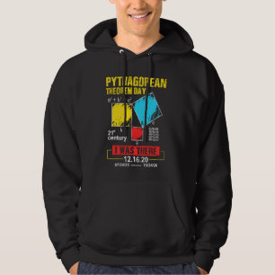 Pythagorean Theorem Day jag var där Math Teacher M Hoodie